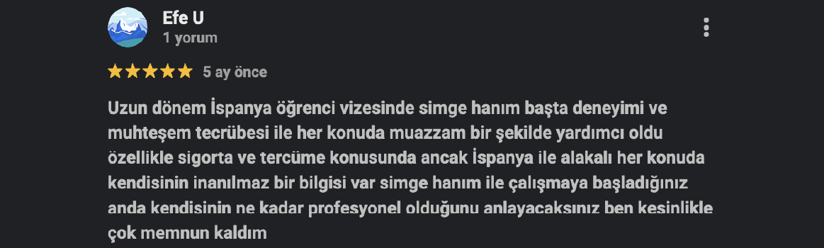 İspanya Oturum Vizeleri Yorum 5